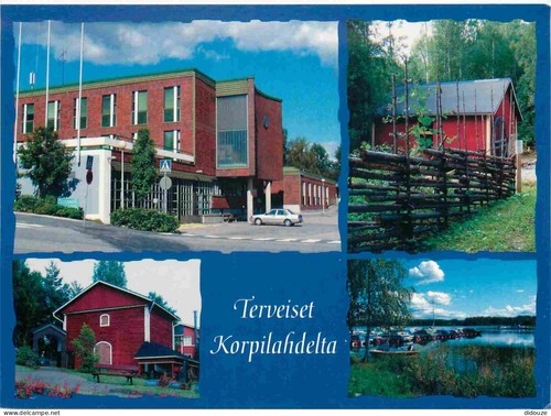 Carte postale finlande - carte,
