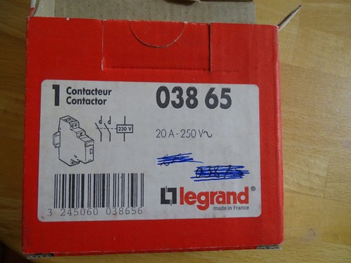 Legrand contacteur 20a 250v - contacteur,