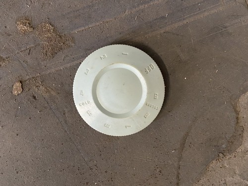 Cold control knob 1957 - control,
