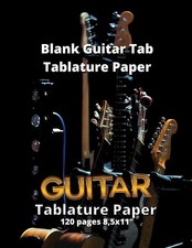 BLANK GUITAR TAB TABLATURE