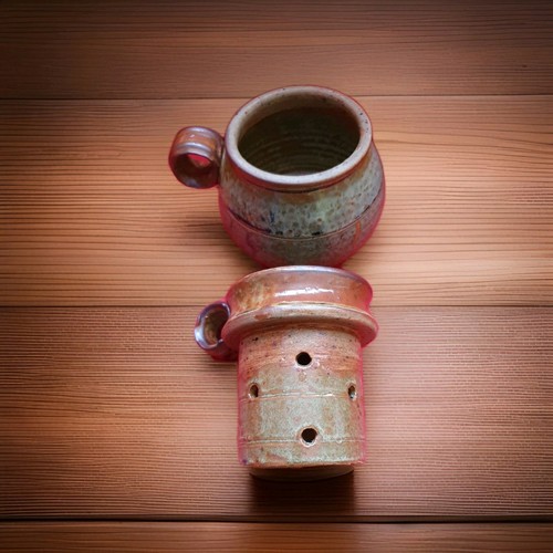 Ancien pot faisselle - pot, ou