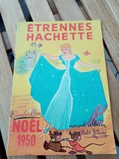CATALOGUE HACHETTE ÉTRENNES 1950 walt DISNEY /cendrillon