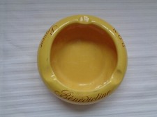 ANCIEN CENDRIER FAIENCE SARREGUEMINES LIQUEUR BENEDICTINE DOM