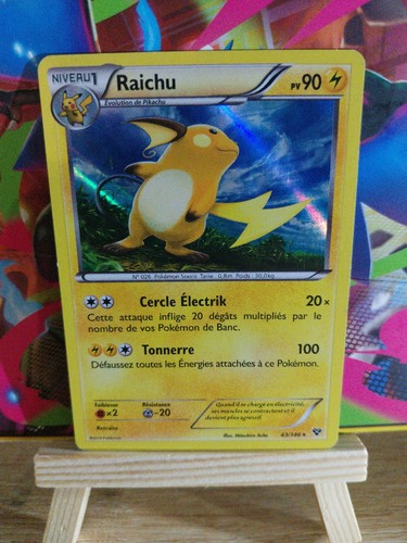 Carte pokémon raichu - carte, (xy