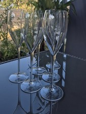 Luigi Bormioli Italy Crystal Champagne Flutes – Tall 25cm Vintage Sparkling Wine