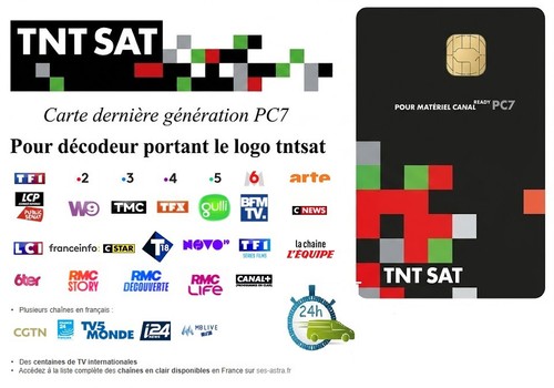 Carte tntsat pc7 hd - ✅carte,