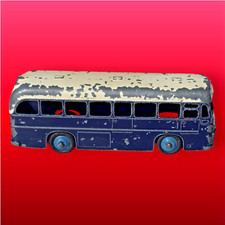 Vintage DINKY TOYS MECCANO 283 BLUE BOAC AIRLINE COACH BUS 1960s ORIGINAL PAINT