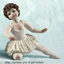 Statuette En Porcelaine Capodimonte Fille Danse Classique Ballerine