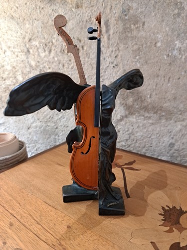 Sculpture bronze bois arman - et,