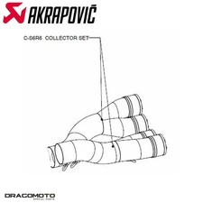 Tuyau de liaison AKRAPOVIC