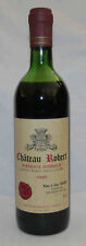 Vin rouge Bordeaux Supérieur Château Robert 1981