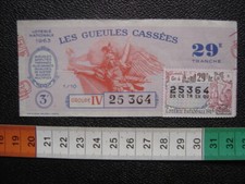 1963 LOTERIE NATIONALE Billet