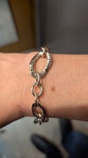 Bracelet chaine argent - bracelet, en
