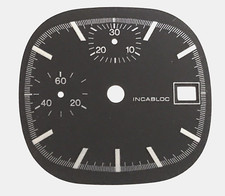 Dial cadran type racing vintage télévision Rallye VALJOUX 7765 Zifferblatt N8