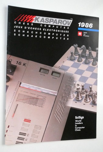 Kasparov scisys catalogue 1986 - scisys,