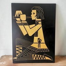 Gravure Sur Bois Le Joueur De