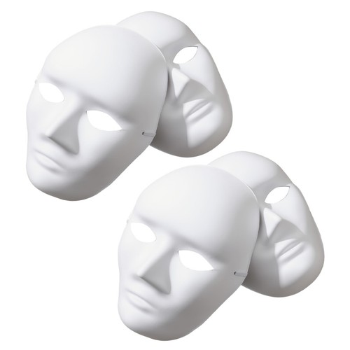 Pcs masques vierges - 4,