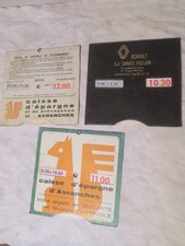 3 x disque stationnement auto