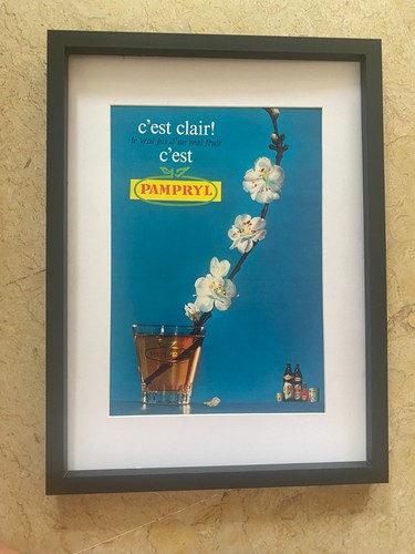 Cadre publicité vintage - ◕,