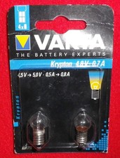 Lot de huit petites Ampoules à visser pour lampe torche