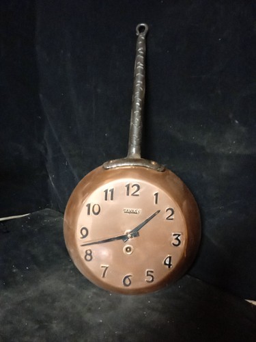 Horloge poêle cuivre - horloge, cuivre"