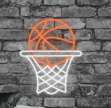 Néon Panier de Basket - Lampe