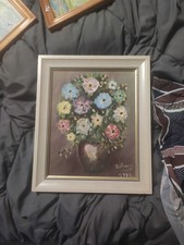 Ancien tableau huile sur toile - tableau,