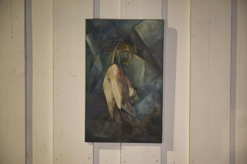Tableau huile sur - , toile