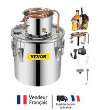 VEVOR Kit Fermentation INOX Brassage Whisky Distillateur Alambic Cuivre 30L Cuve