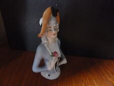 COLLECTION FEMME BUSTE MINIATURE PORCELAINE FRANCE GERMANY ? 12032 POUPEE STATUE