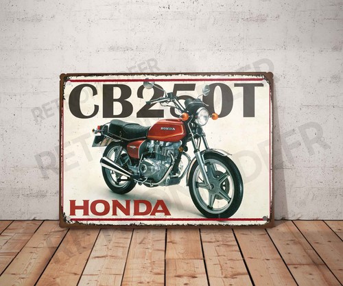 Plaque métal vintage honda - plaque, cb