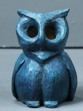 SCULPTURE HIBOU PHOTOPHORE