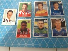 LOT DE 7 IMAGES PANINI 1991 ANGLETERRE