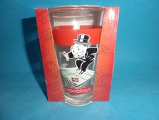 Verre Monopoly rouge
