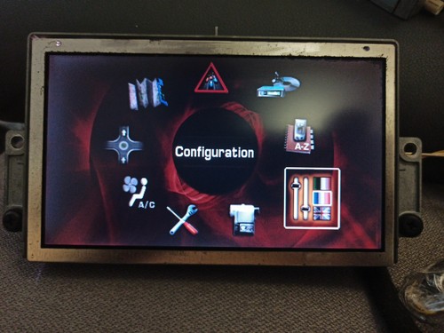 Ecran gps citroen - c3,