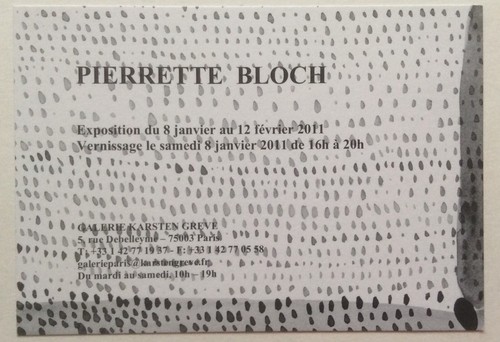 Pierrette bloch carton d - carton,