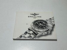 Brochure Breitling B1 B-1 Livret Des Instructions Original