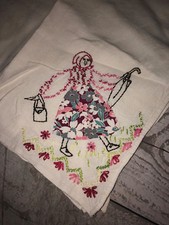 White Table Linen Napkin Cross