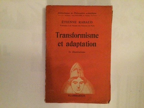 Transformisme adaptation - et,