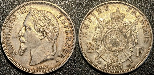 Napoléon iii 2 francs - 2,