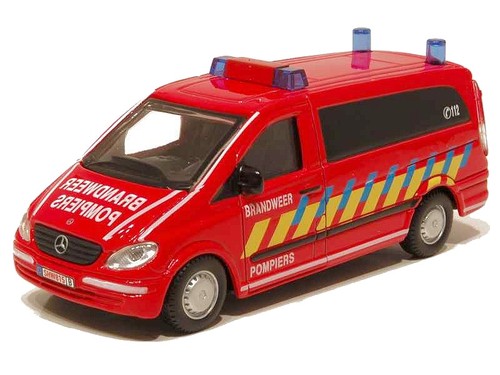 Mercedes vito pompiers bburago - vito,