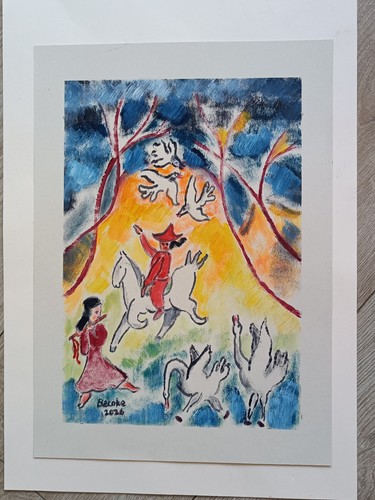 Tableau huile signé becoke - huile,
