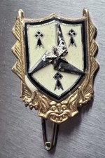 ORIGINAL MILITAIRE INSIGNE 3º GROUPE D’HÉLICOPTÈRES DE COMBAT / DRAGO EM