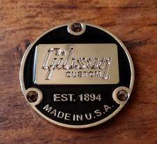 Les Paul back plate black chrome / rear cover pour Les Paul noir et chromé