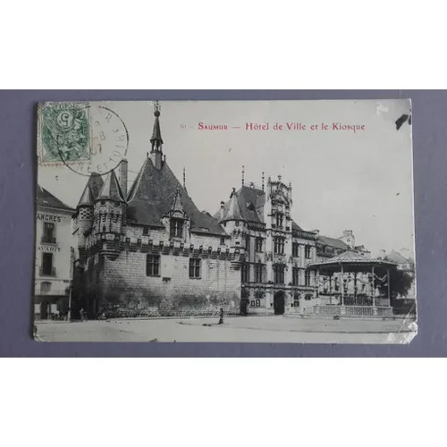 Carte postale saumur 1hôtel - saumur,