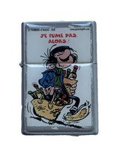 Briquet Essence Champ/ Je Fume Pas Alors! Gaston Lagaffe By Franquin/ Marsu 2000