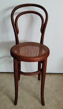 Chaise bistrot cannée bois courbé en hêtre JACOB et JOSEF KOHN 1900's