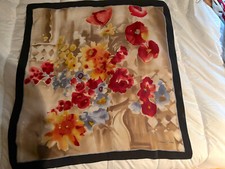 FRANCOISE CHENAY Paris  foulard vintage en soie