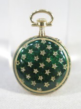 LEROY PARIS SUPERBE MONTRE DE FEMME OR EMAILLE DIAMANTS NAPOLEON III XIX ème 