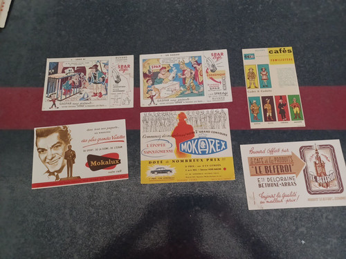 Buvard publicitaire cafe - -6,